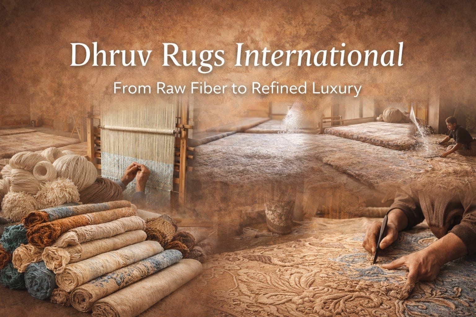 DhruvRugs International: From Raw Fiber to Refined Luxury â The Complete Journey of Craftsmanship
